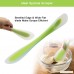 Silicone Spatula Pastry Scraper Set of 3 Spatula Spoon cFone Double Sided Spoonula for Stirring Mixing Scraping Spreading and Scooping Elegant Magic Bowl Scraper (translucent) - B07F2CHCM2